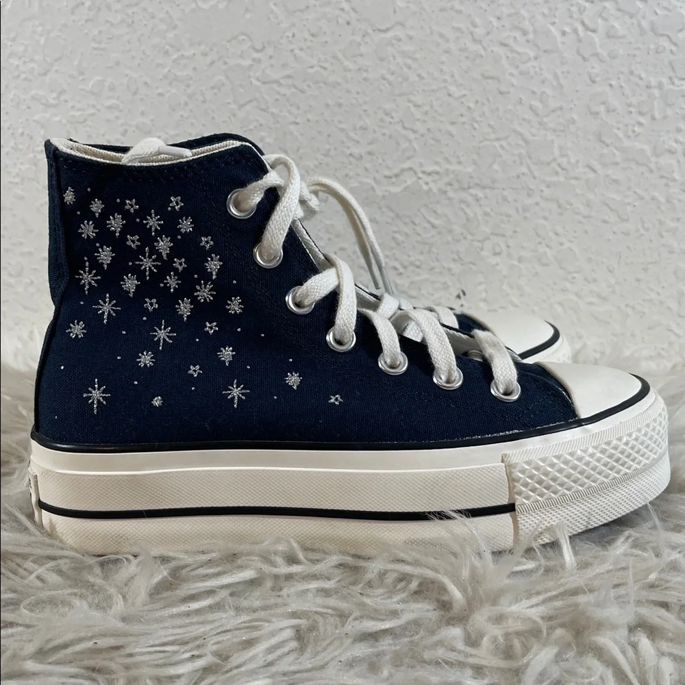 Converse Chuck Taylor All Star Lift Platform Cosmic Sneakers Size 5 NEW - Picture 6 of 16